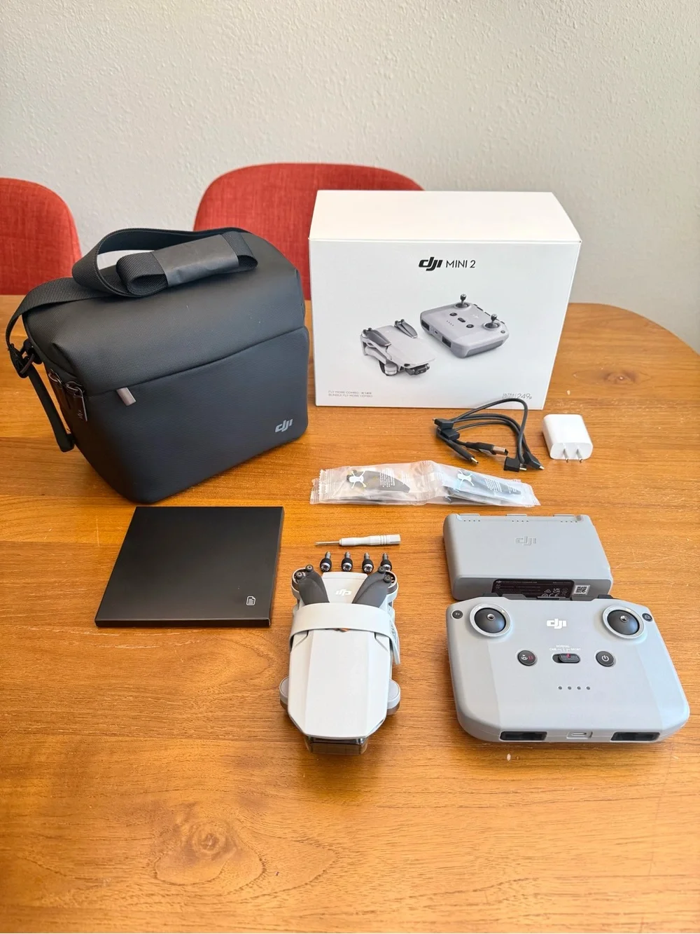 [Open Box] DJI Mini 2 Fly More Combo 4K Camera Drone & Accessories